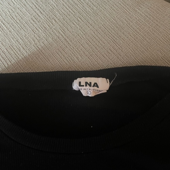 LNA Black Crew Tshirt Bodysuit - Picture 2 of 2